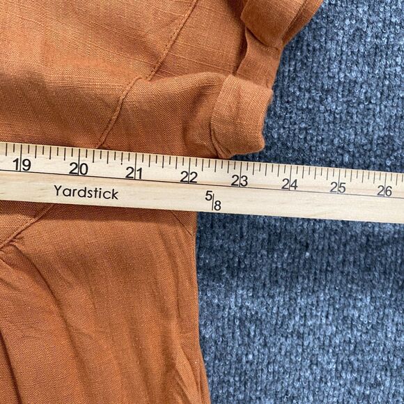 UMGEE Dress Womens M Rust Round Neck Shift Babydoll Boho Cottagecore Western - Picture 8 of 9